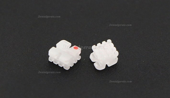 5 Packungen/20 St&uuml;cke Dental Kieferorthop&auml;dische Keramik Bracket St&auml;nder ROTH 022 3 Haken